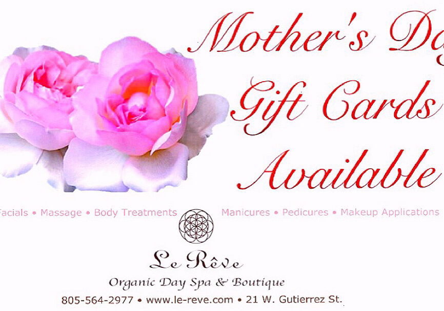 Le Reve Spa Mothers Day Gift Cards